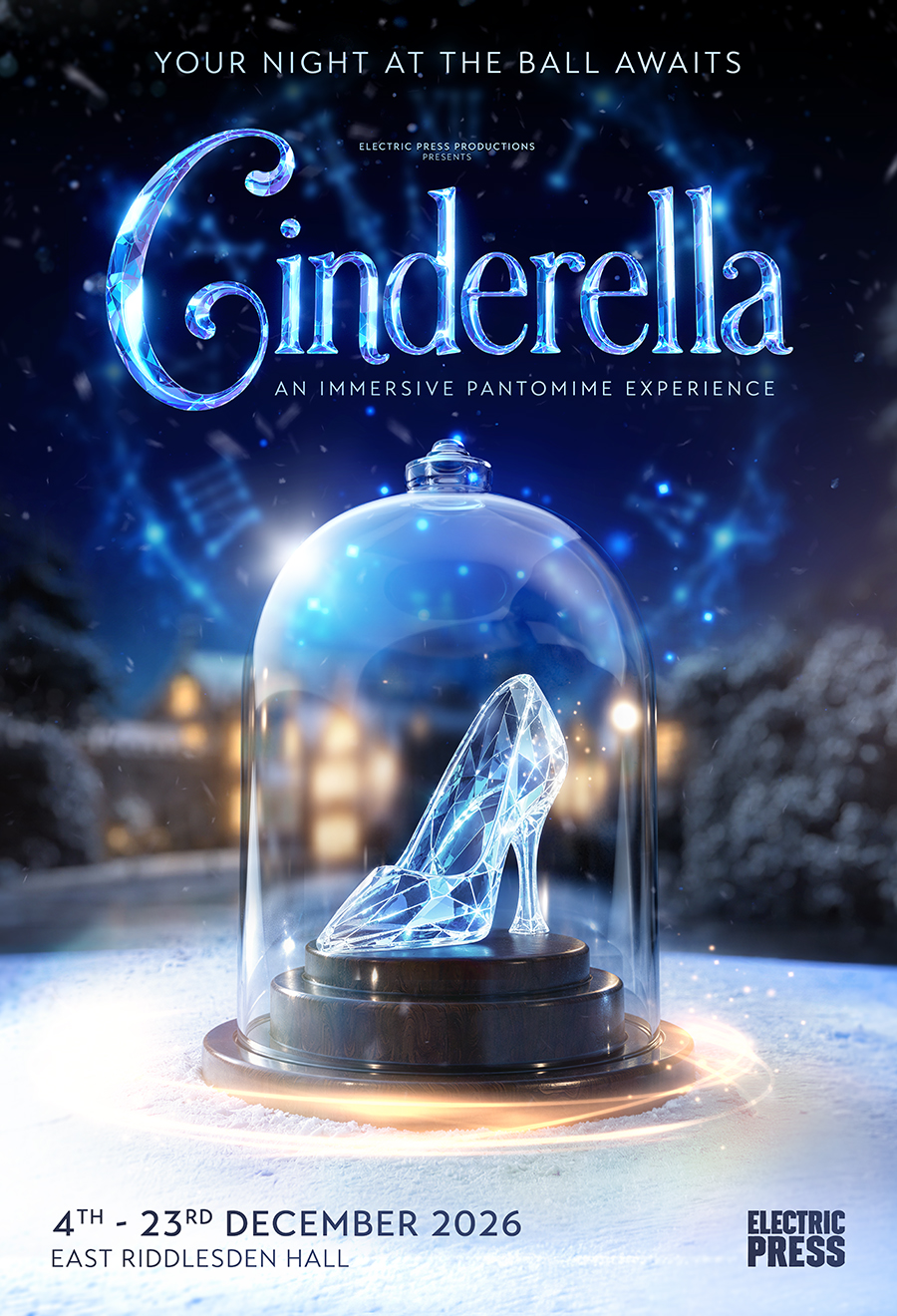 Poster art for Cinderella at East Riddlesden Hall